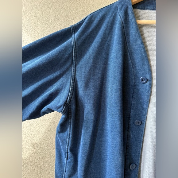 Uniqlo Indigo Button-Up Cardigan Jacket - Picture 3 of 7
